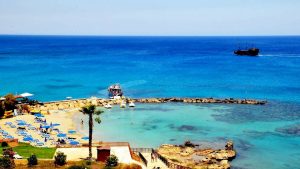 Бухта пляжа, Пляж Ломбарди, Протарас, Кипр